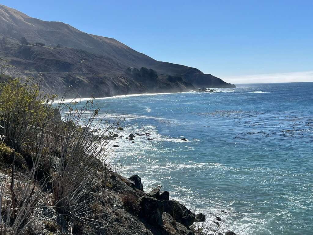 Road Trips from San Francisco: Beautiful day with sparkling ocean